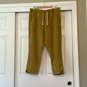 Anthropologie- Pilcro embroidered pants